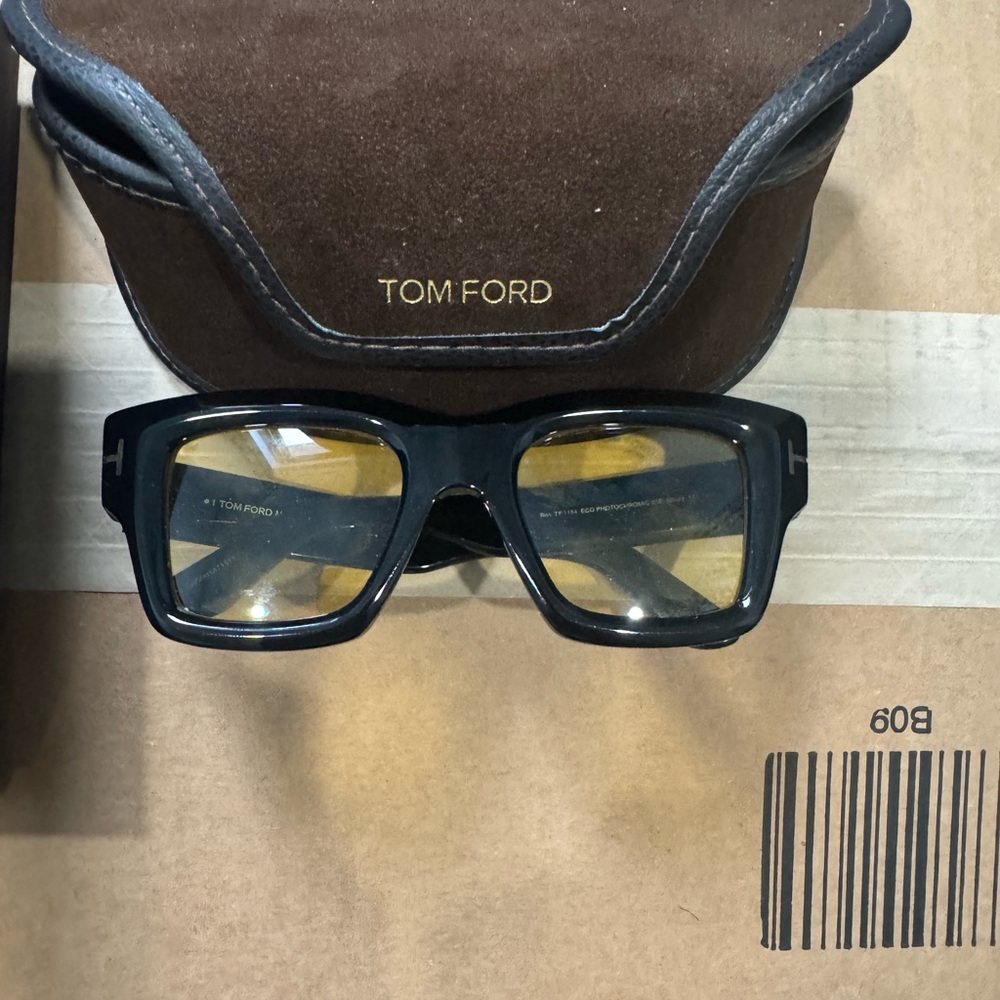 Tom Ford Black and Gold Sunglasses